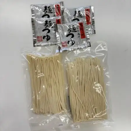 シルクうどん半生タイプ 4人前(つゆ付き)×2(計8人前)京都府与謝野町特産シルクパウダー入り【1776674】