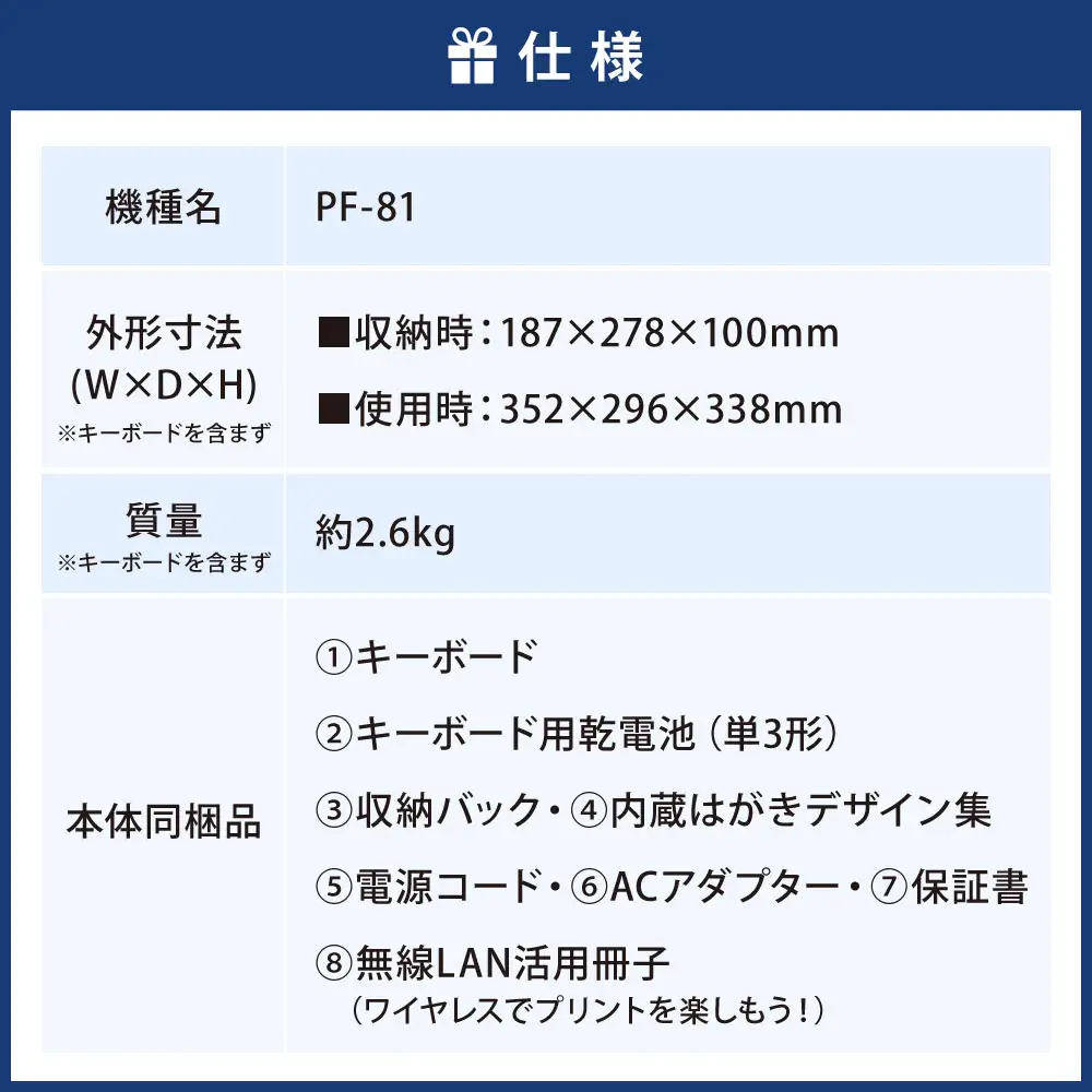 エプソン カラリオ ハガキプリンター PF-81 EINEN プリンター PW