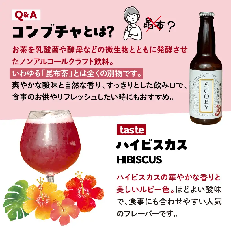 コンブチャ ハイビスカス味