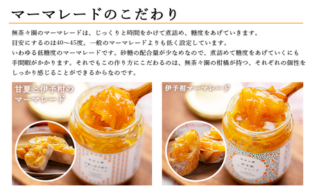 ＜無茶々園 ジュース 720ml×2本・マーマレード2種セット＞『1か月以内に順次出荷予定』果物 温州みかん 伊予柑 甘夏 オレンジ ミカン 蜜柑 柑橘 フルーツ ジャム 果実飲料 ドリンク 飲んで応援 特産品 贈答用 愛媛県 西予市 【常温】AMC0001