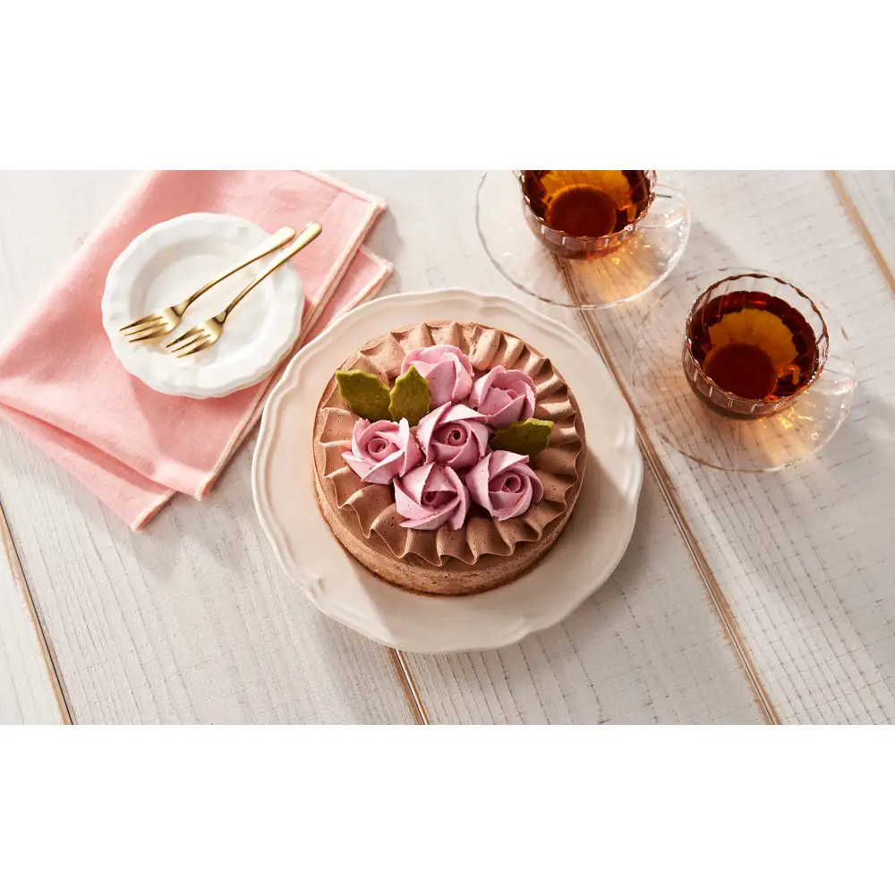 【卵・乳製品・小麦粉不使用】ラズベリーショコラホールケーキ(ヴィーガン対応)