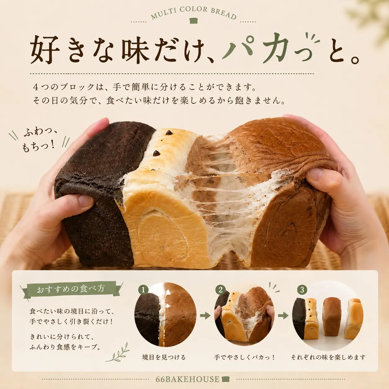 パン 食パン 食べ比べセット 2本 マルチカラー食パンセット