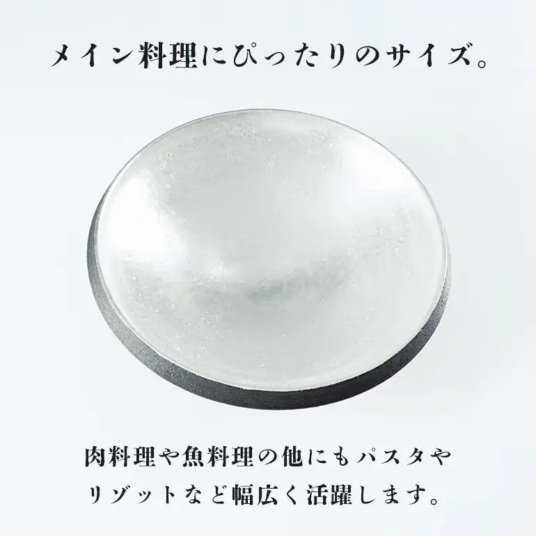 陶芸家 「沖 誠」作　黒ナローボーダー七寸鉢　内銀【笠間焼】 FM-011
