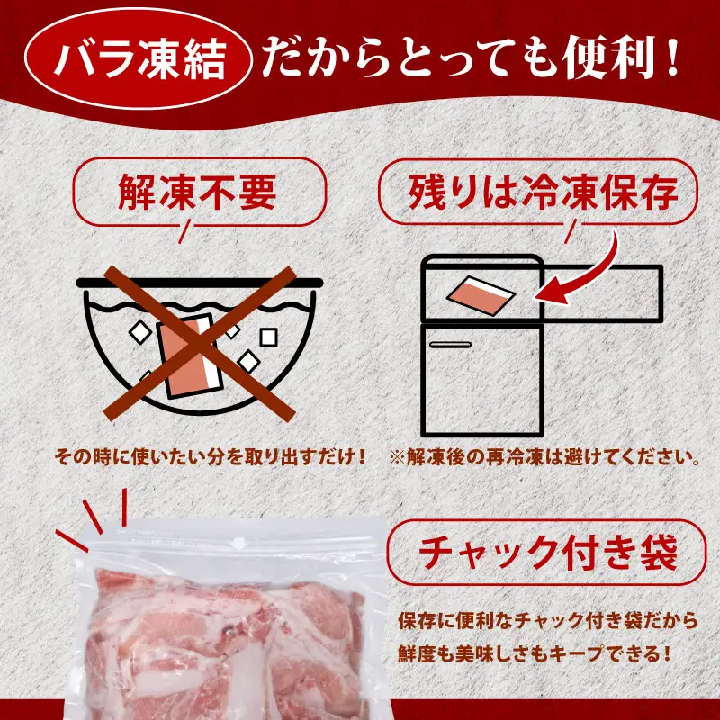 豚肉切り落とし 3kg 訳あり 豚肉切り落とし