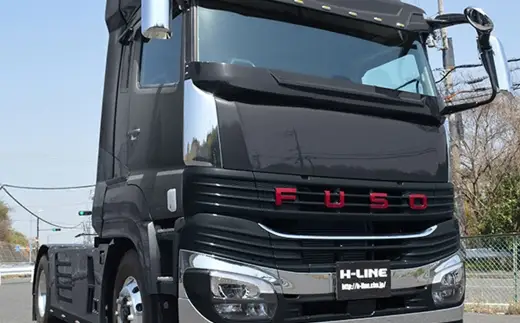 新型24FUSO フロントスポイラー 3P トラック 車 カー カー用品 エアロパーツ パーツ カスタムパーツ カスタム