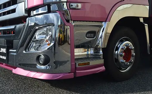 新型クオン フロントスポイラー （ タイプ5 ） 3P 4軸低床おすすめ トラック 車 カー カー用品 エアロパーツ パーツ カスタムパーツ カスタム