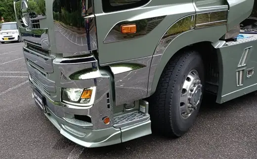 新型日野17プロフィア フロントスポイラー トレーラーヘッドダンプ用 トラック 車 カー カー用品 エアロパーツ パーツ カスタムパーツ カスタム