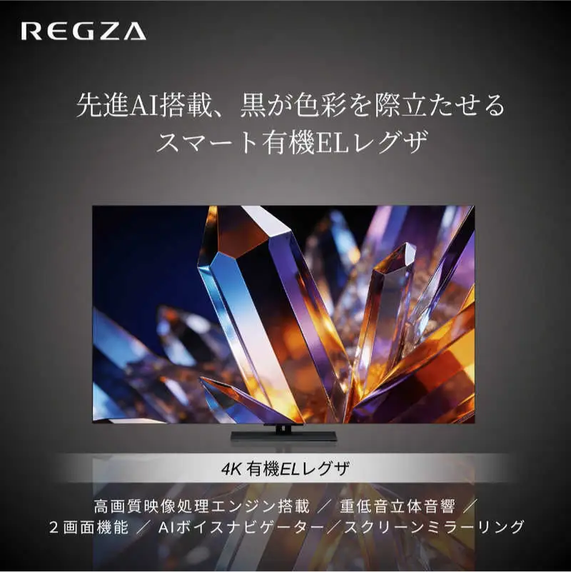 TVS REGZA【標準設置費込み】 有機ELテレビ REGZA レグザ X7 55V型 4K対応 4Kチューナー内蔵 YouTube対応 Bluetooth対応 55X770S 【kw0085-0089-2】