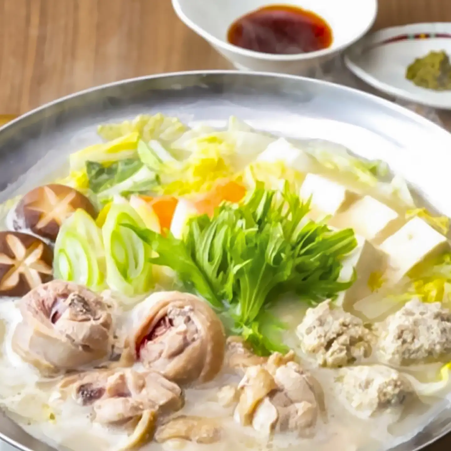 ありた鶏水炊きセット 5-6人前《築上町》【吉浦コーポレーション】 鶏 鶏肉 水炊き 鍋セット 国産鶏[ABFF013]