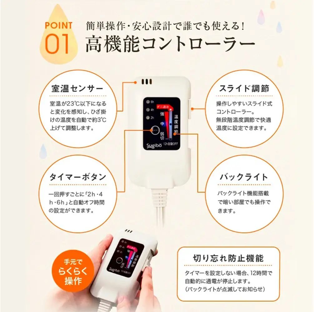 【選べるカラー】【140×70cm】北欧調プリント なめらかタッチのホットブランケット （ブルー SB20B12-MB・オレンジ SB20B12-SO）