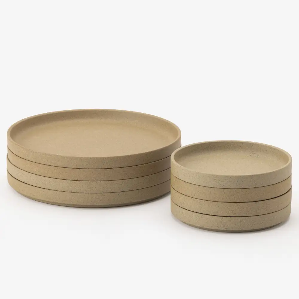 【波佐見焼 HASAMI PORCELAIN】HP ナチュラル Plate 145 mm ＆ Plate 220 mm  計8点セット【東京西海】[DD261]