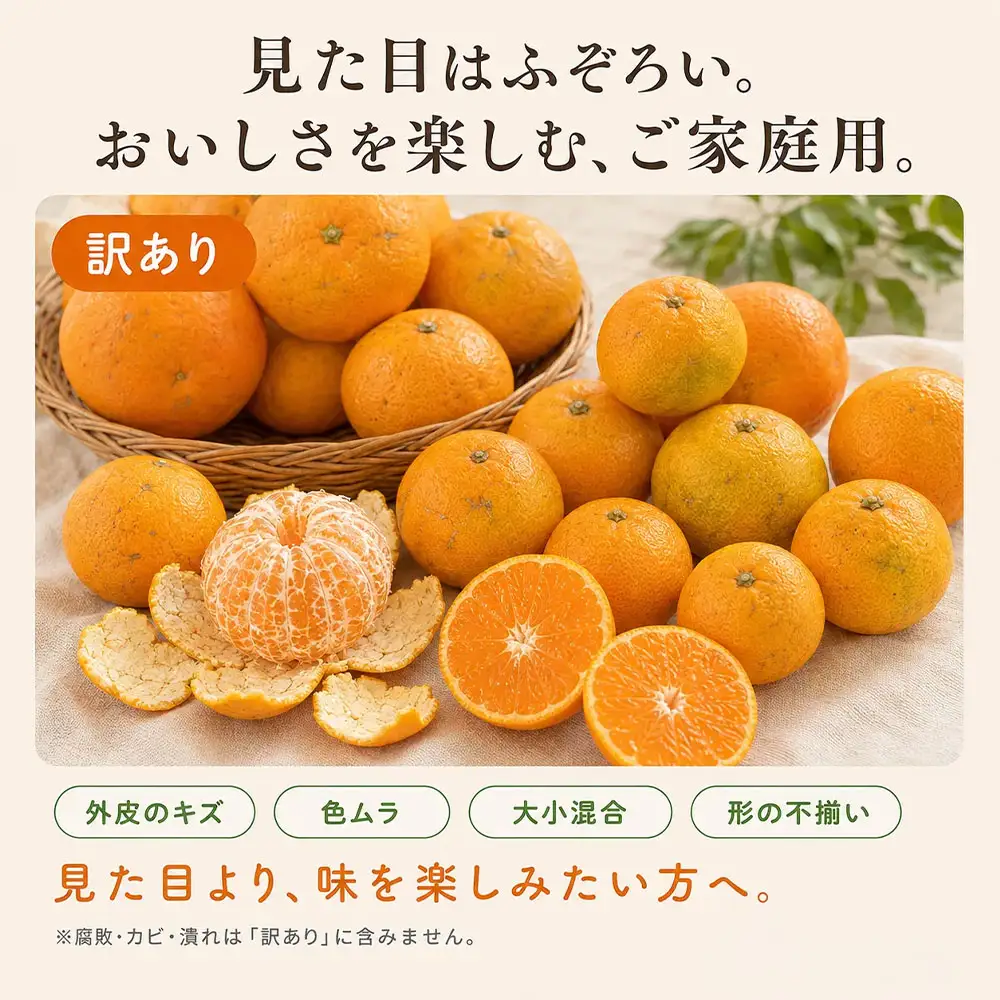 温州みかん 訳あり 5kg 傷み補償 300g 温州 みかん職人武田屋【R01618】