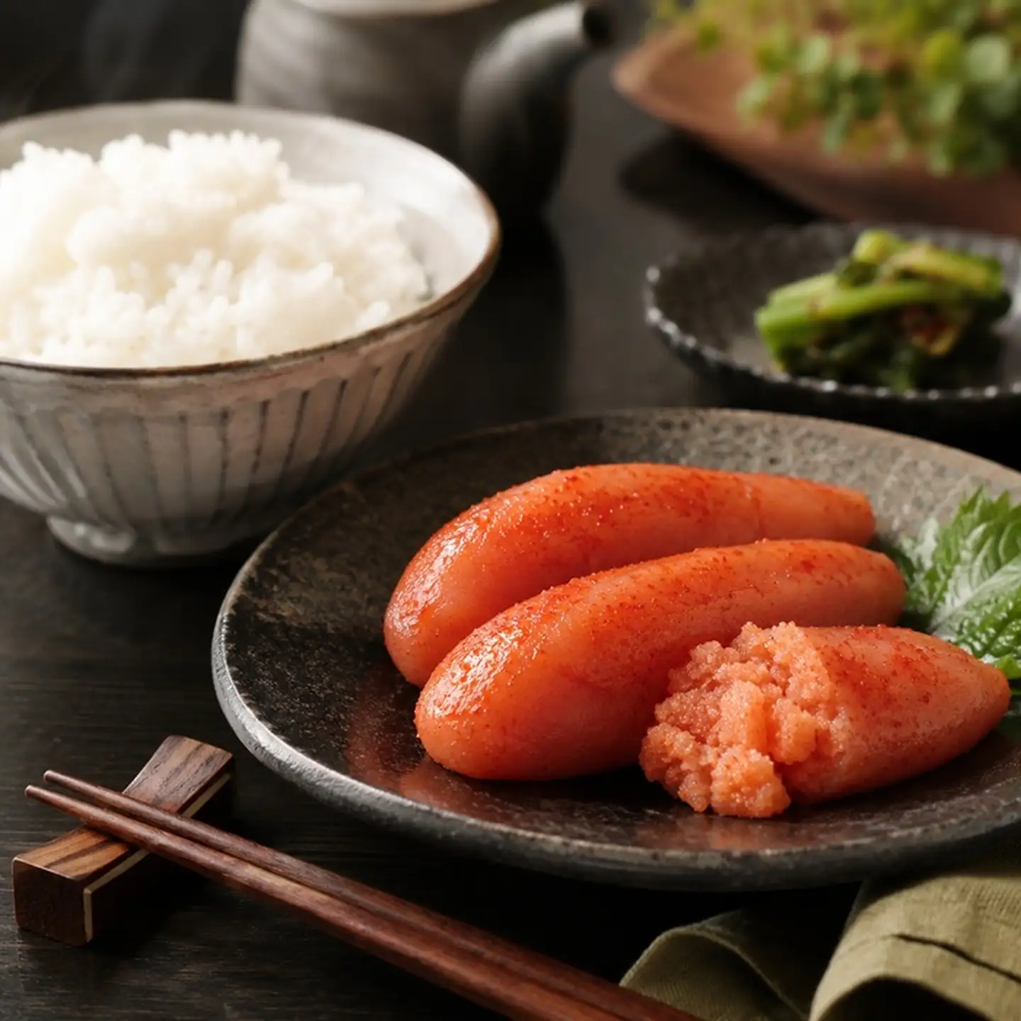 明太子500g(プラスチックケース入)・紅鮭切身10切 B-16094