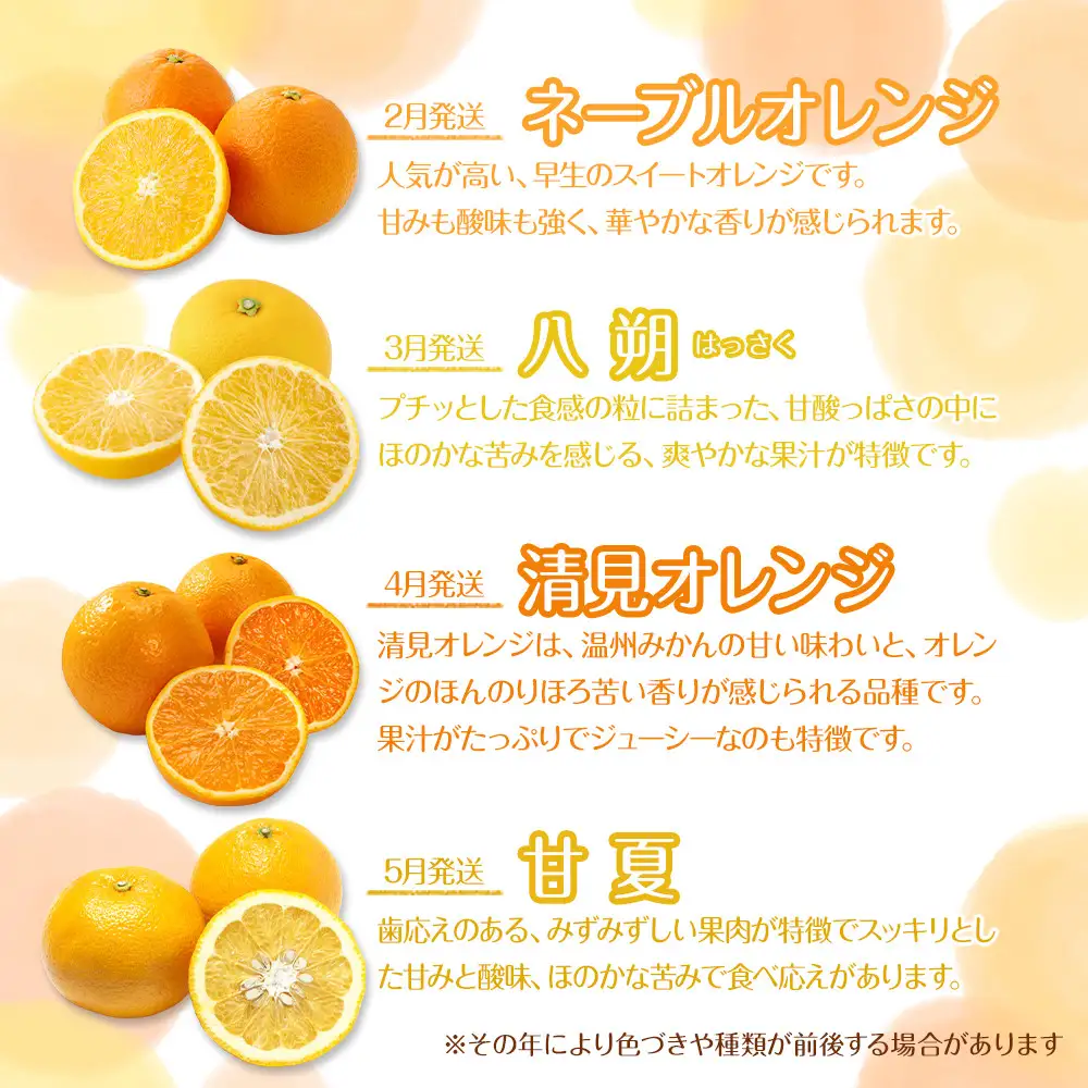 ［定期便］森本農園の手選別 訳あり柑橘定期便 約2kg サイズ混合 和歌山県産 ［北海道・沖縄・離島配送不可］［2026年10月～2027年5月まで全8回お届け］ ［RN170］
