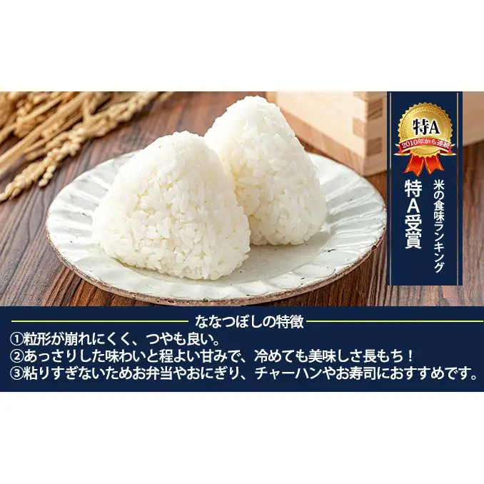【先行受付】令和8年産 ななつぼし2kg(2kg袋×1袋)北海道  特A 精米 米 白米 ご飯 お米 ごはん 国産 ブランド米 おにぎり ふっくら 常温 お取り寄せ 産地直送 農家直送 送料無料 月形