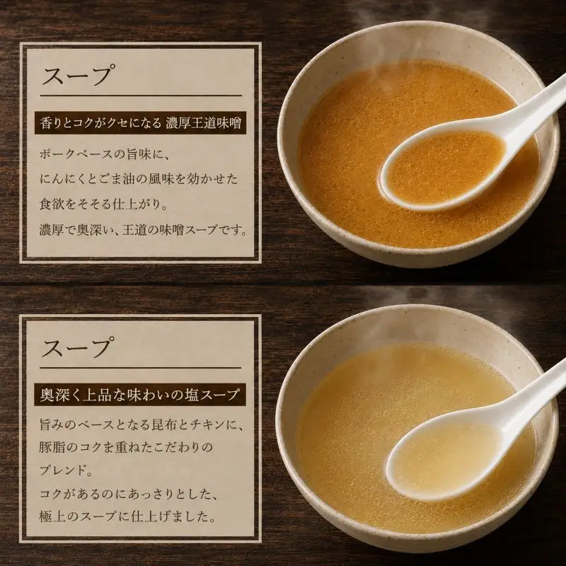 北海道ラーメン4種 食べ比べセット 各2食 × 計8食 〈 札幌味噌・函館塩・旭川醤油・帆立風味塩 〉 【 月形町産ゆめちから100%使用 】 北海道 ラーメン 熟成乾燥麺 インスタント 乾麺 即席麺 拉麺 保存食 味噌 醤油 塩 月形町