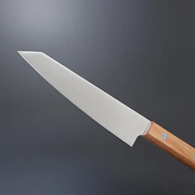 兼常作 切付ペティナイフ 120mm 赤合板柄