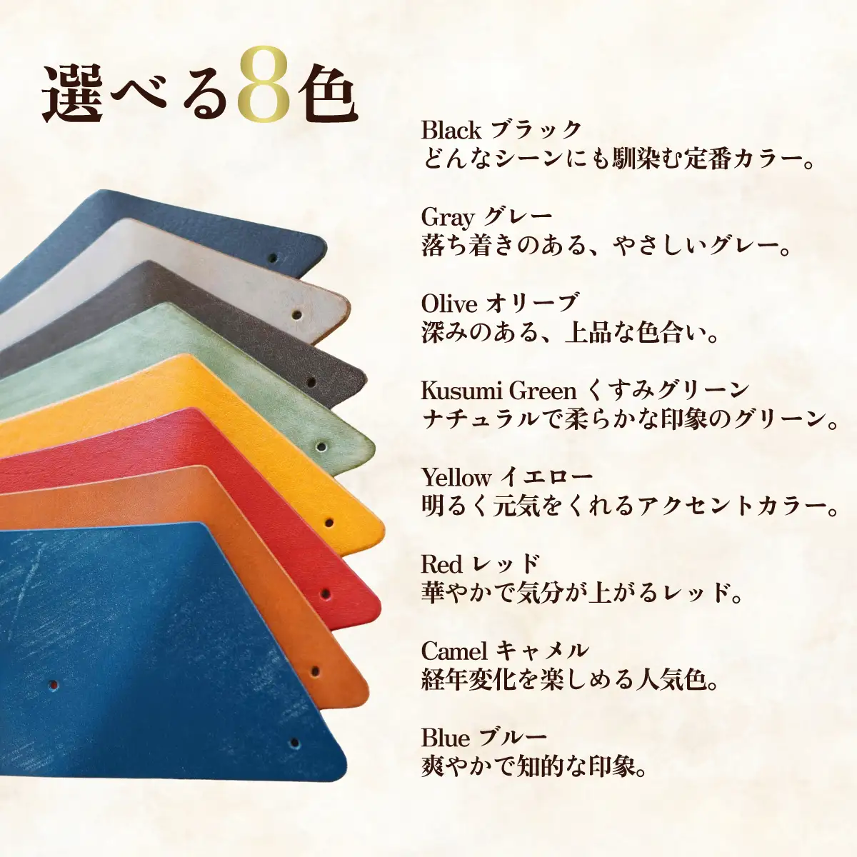 ハンドメイド 本革 マネークリップウォレット レッド レザー ハンドメイド