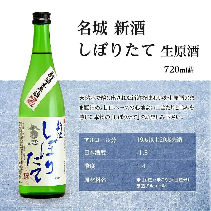 名城酒造　冬のさけセット　12月上旬発送