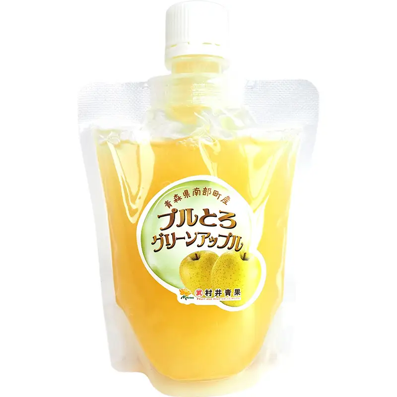 果実の恵み 飲むゼリー プルとろグリーンアップル 10個セット 【村井青果】 青森県産 林檎 りんご 王林 シナノゴールド 青りんご ゼリー フルーツ 常温保存 青森県 三戸 南部町 F21U-718