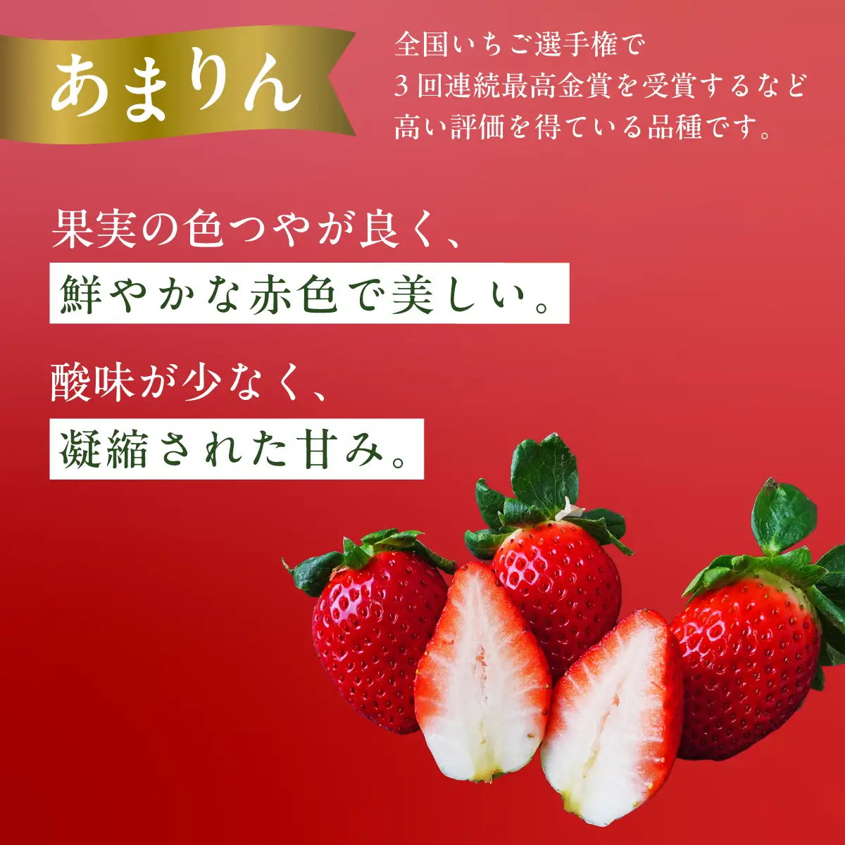 いちご あまりん 260g×2パック 先行予約