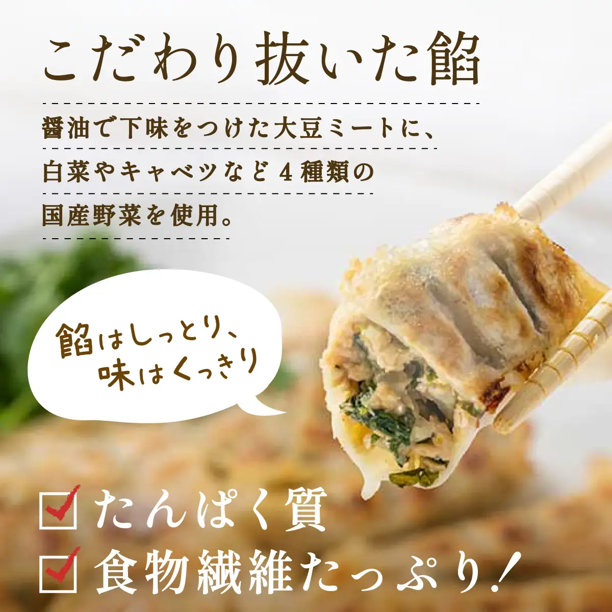 PEACEFUL GYOZA（ピースフルぎょうざ）10個入り4パックセット(10個入り×4pc)