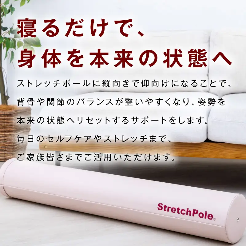 【LPN社製】ストレッチポールEX ピンクベージュ