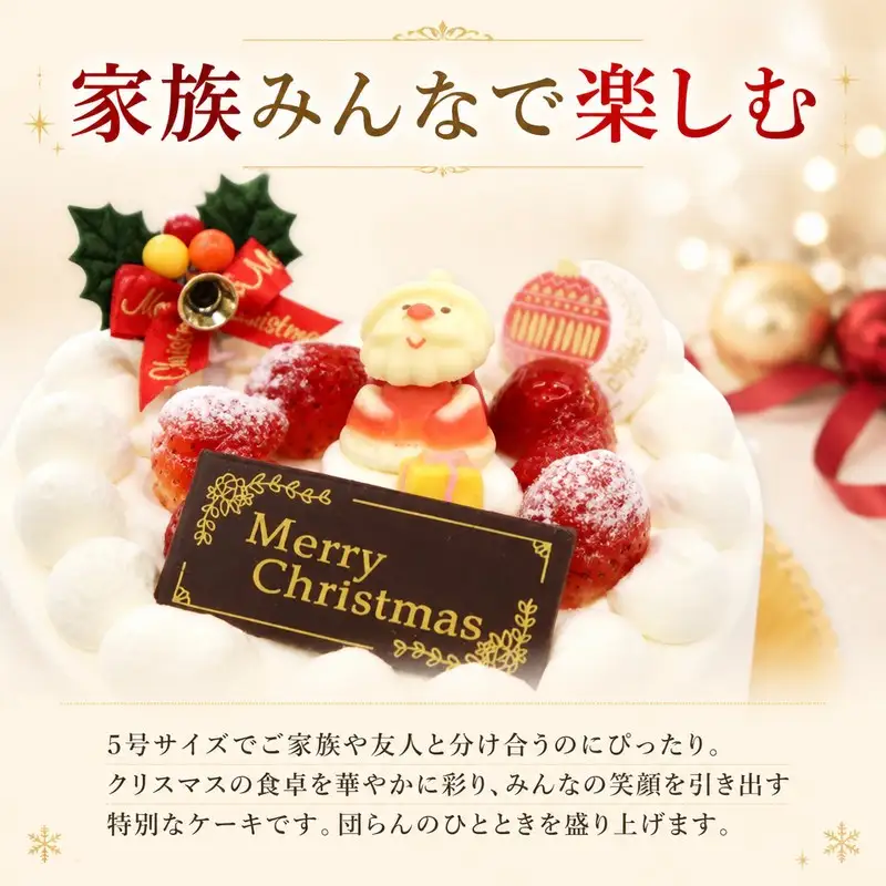クリスマスケーキ いちご 着日指定可 クリスマス