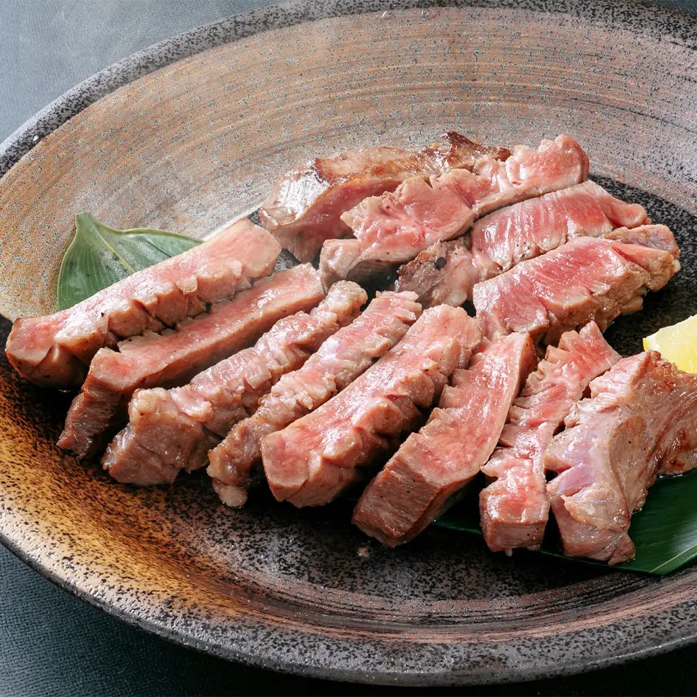 本場宮城 味付 牛タン スライス 厚切り 約1kg | 04203-0821