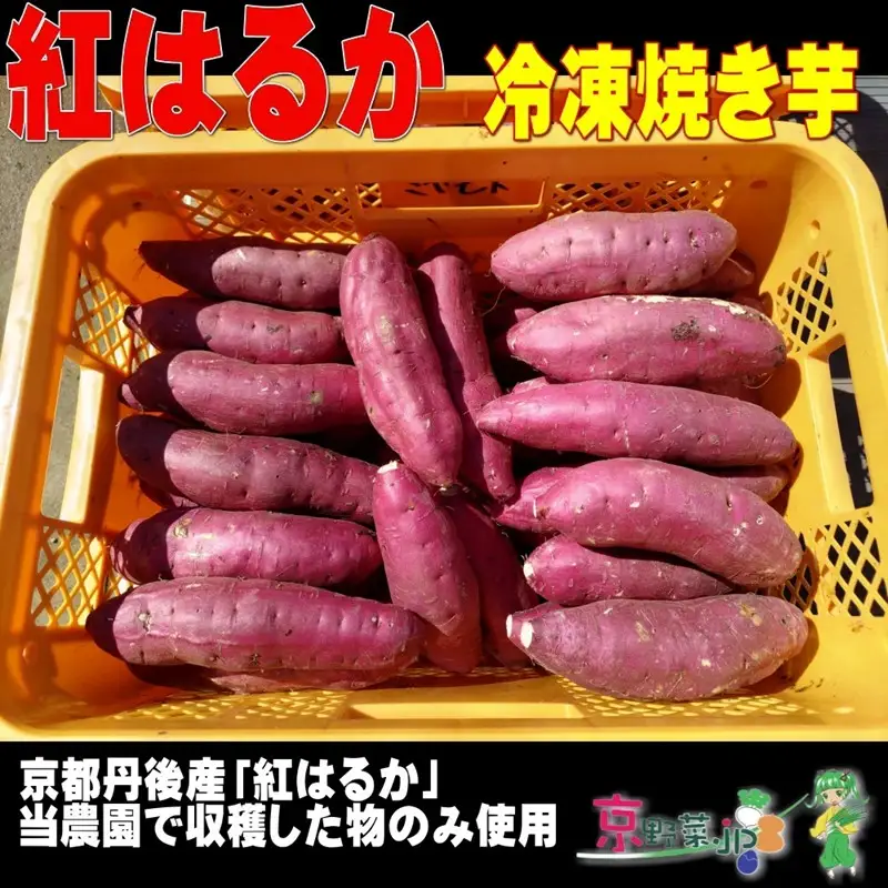 冷凍焼き芋 紅はるか（京都産） 2.2kg入 個包装真空パック