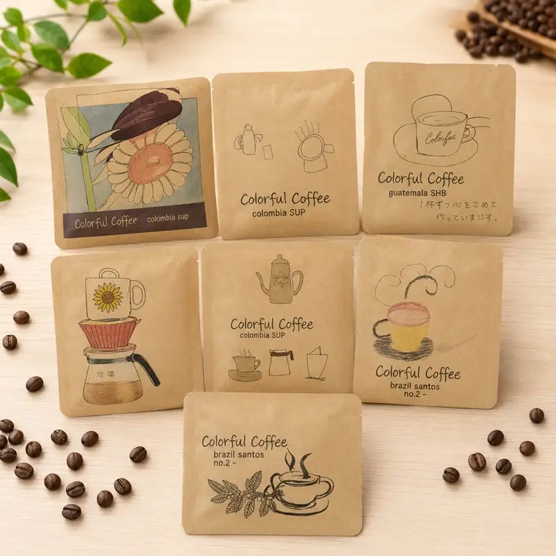 【定期便12カ月】　ドリップバッグ18パック入りギフト障がい者特別デザイン印刷【 コーヒー 茨城県 日立市 】