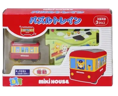 A394 ミキハウス　パズルトレイン＆絵本セット