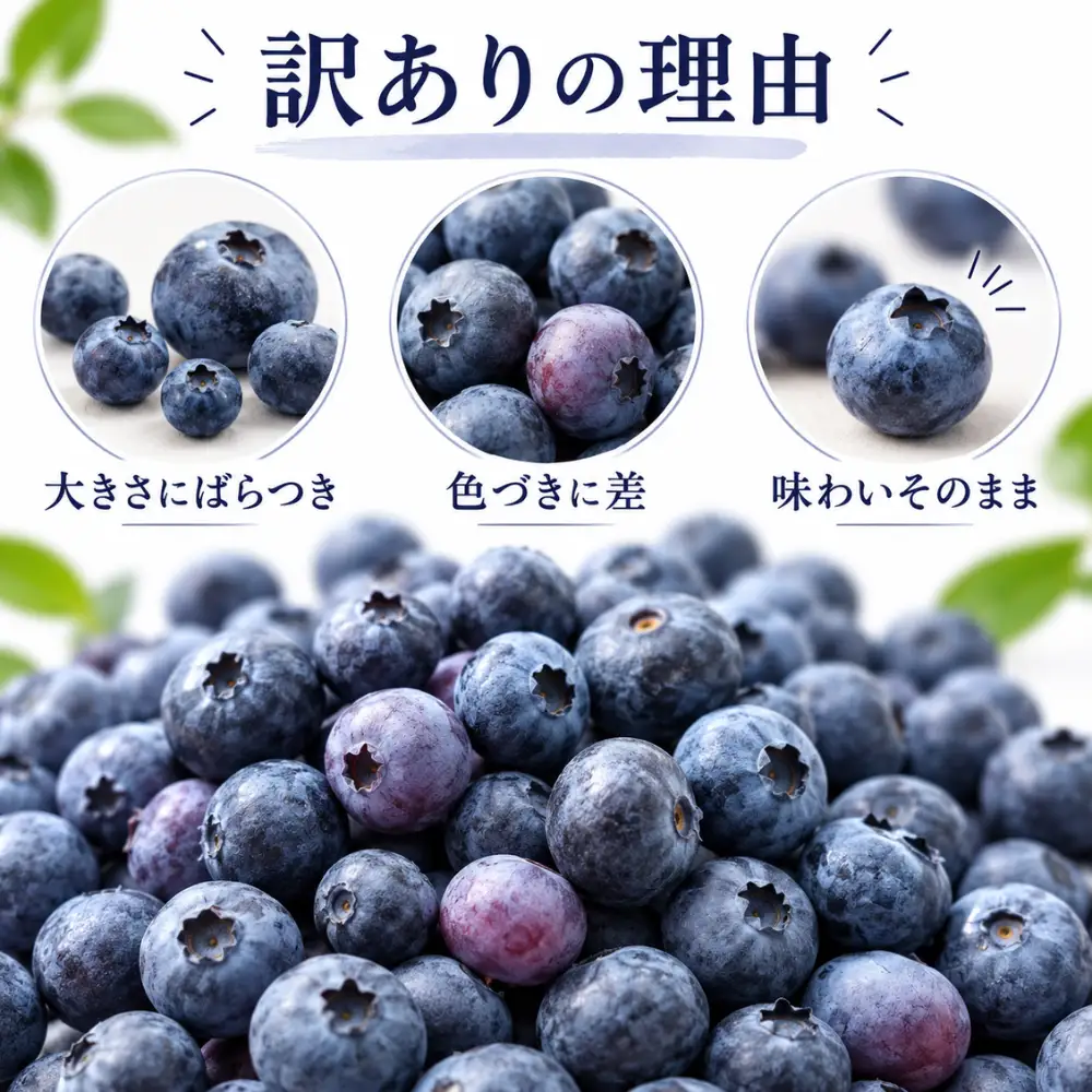 ブルーベリー 冷凍 訳あり 2kg フルーツ ベリー 果物 先行予約 2027年発送