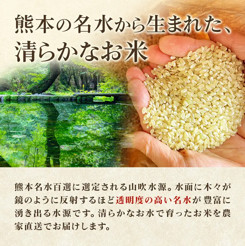 令和8年産 玄米 おとみや日和 阿蘇の名水と野草堆肥のめぐみ 10kg×3回 春香ファーム