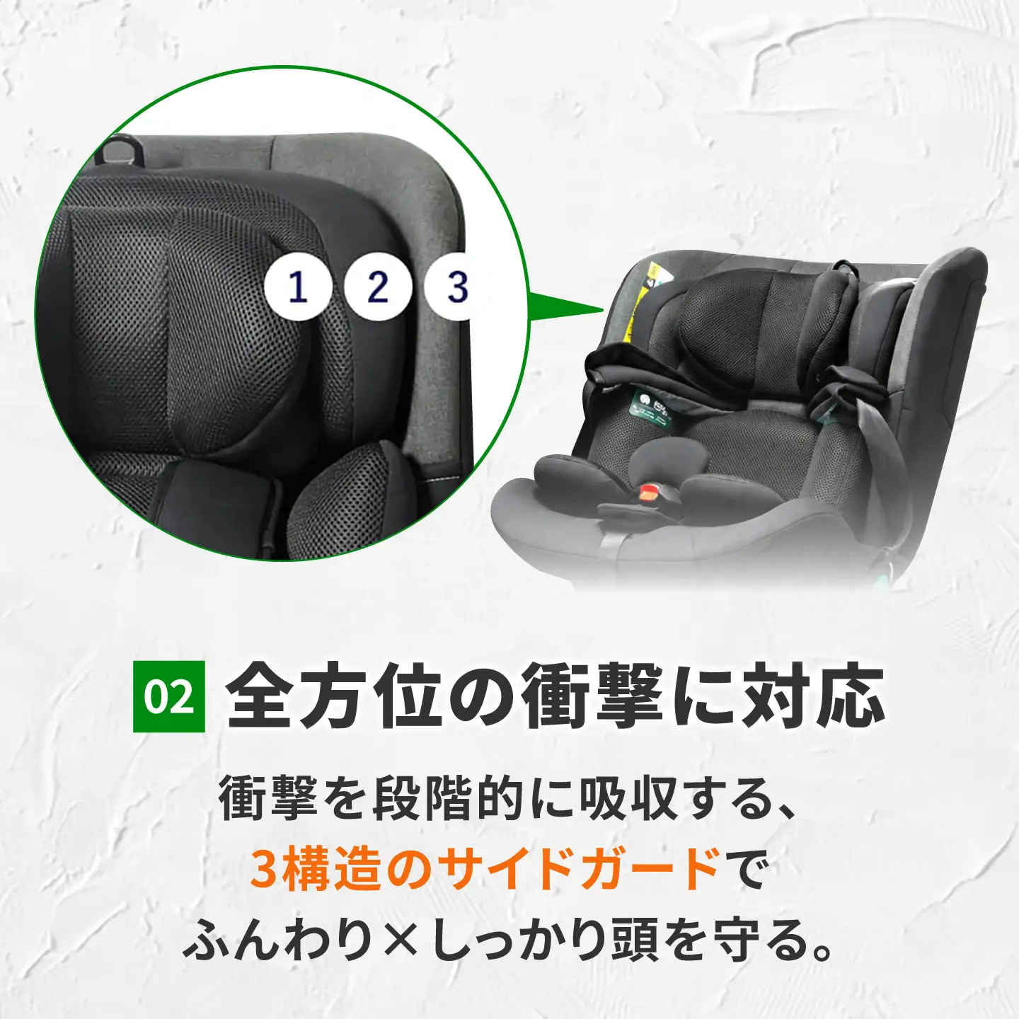 カイナターンN012 ブラック チャイルドシート 子ども 車 愛西市 / ナカバヤシ株式会社【リーマン】[AEAQ015]
