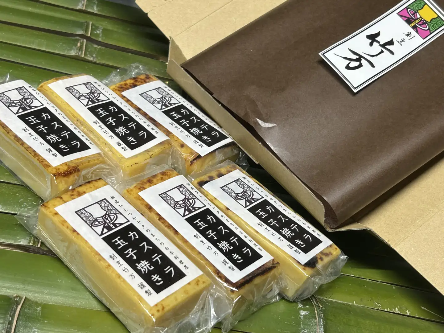 ＜割烹竹万＞カステラ玉子焼き 6個入り  玉子