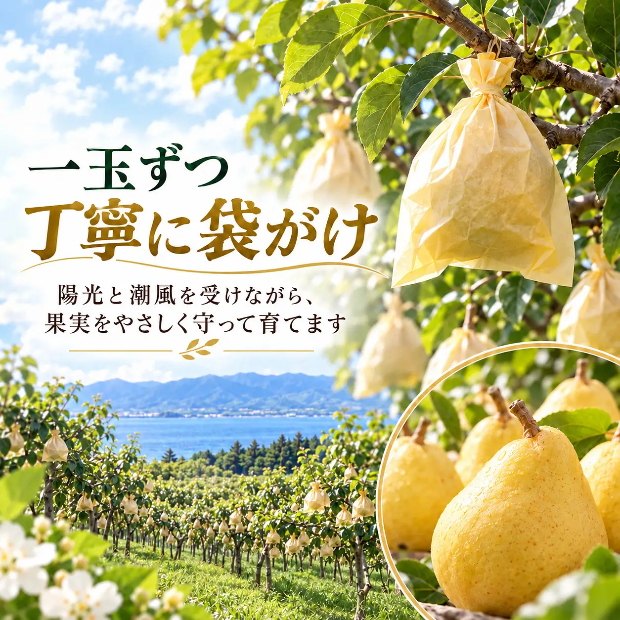 【2026年12月上旬より順次発送】佐渡島産 ル レクチエ 約2kg（5～6個）化粧箱入り・贈答用・秀品