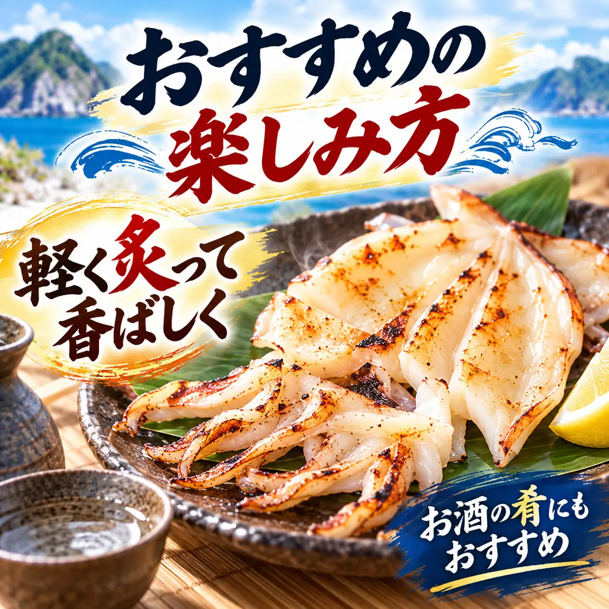 【佐渡産 アオリイカ】佐渡産 天日干し アオリイカ一夜干しA(3～5袋) 天日干し 冷凍