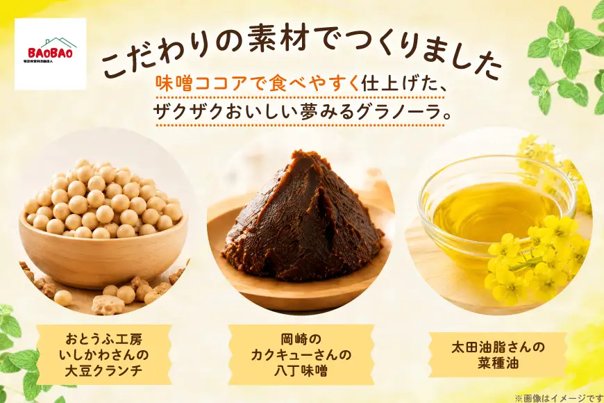 グラノーラ 夢みるグラノーラ 味噌ココア味 100g