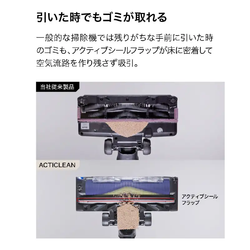 Shark ActiClean コードレススティッククリーナー ミストシルバー LC900J 【289010-2】