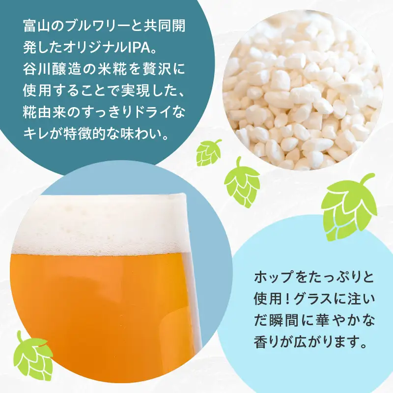 クラフトビール 糀のビール IPA 6本 wa018 クラフトビール