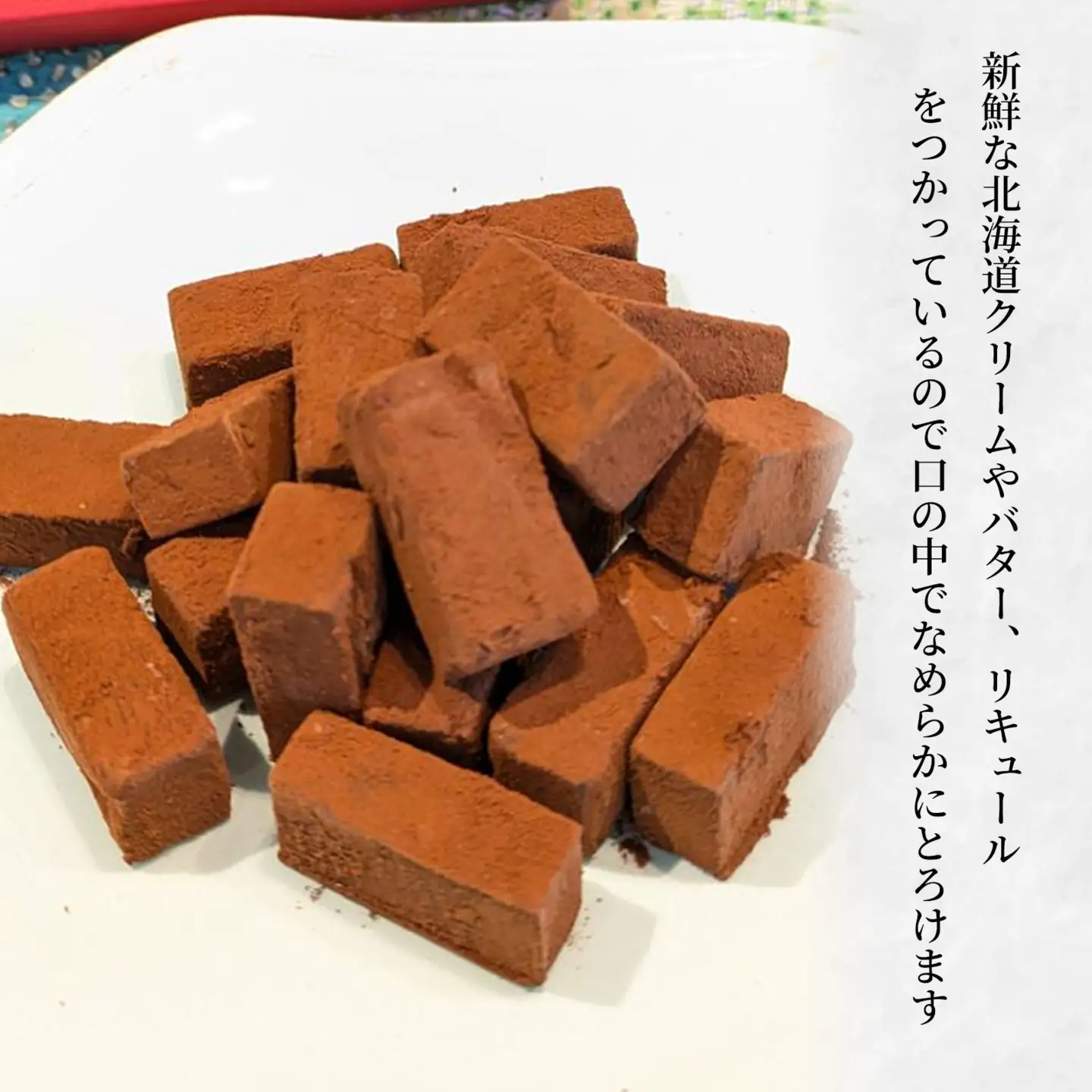 クーベルチュール 生チョコレート 赤レンガ 36個入り チョコ