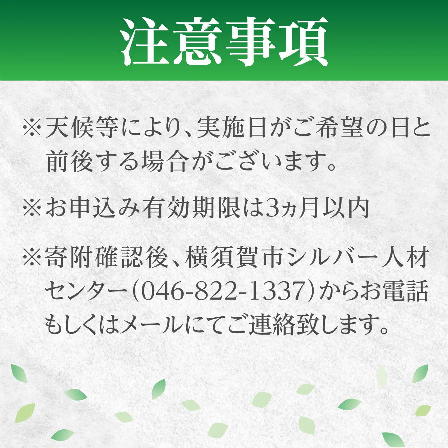 空き家管理サービス 充実プラン【公益社団法人横須賀市シルバー人材センター】[AKCV004]