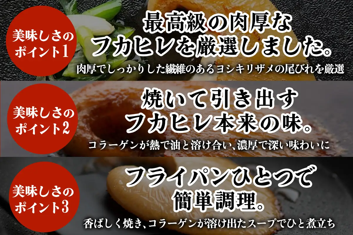 【数量限定】宮城県産フカヒレステーキ [0385]