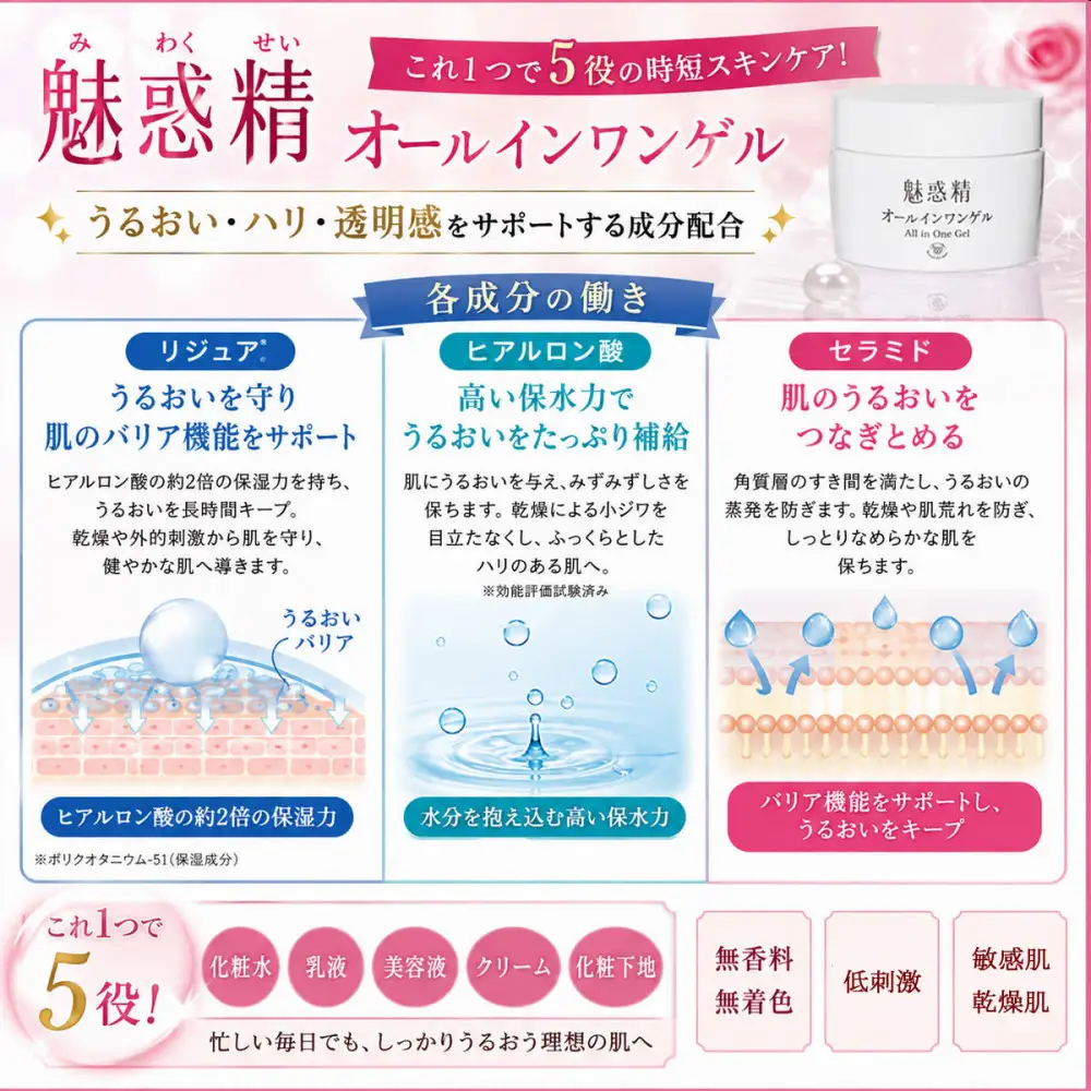 魅惑精モイスチャーゲル 120g