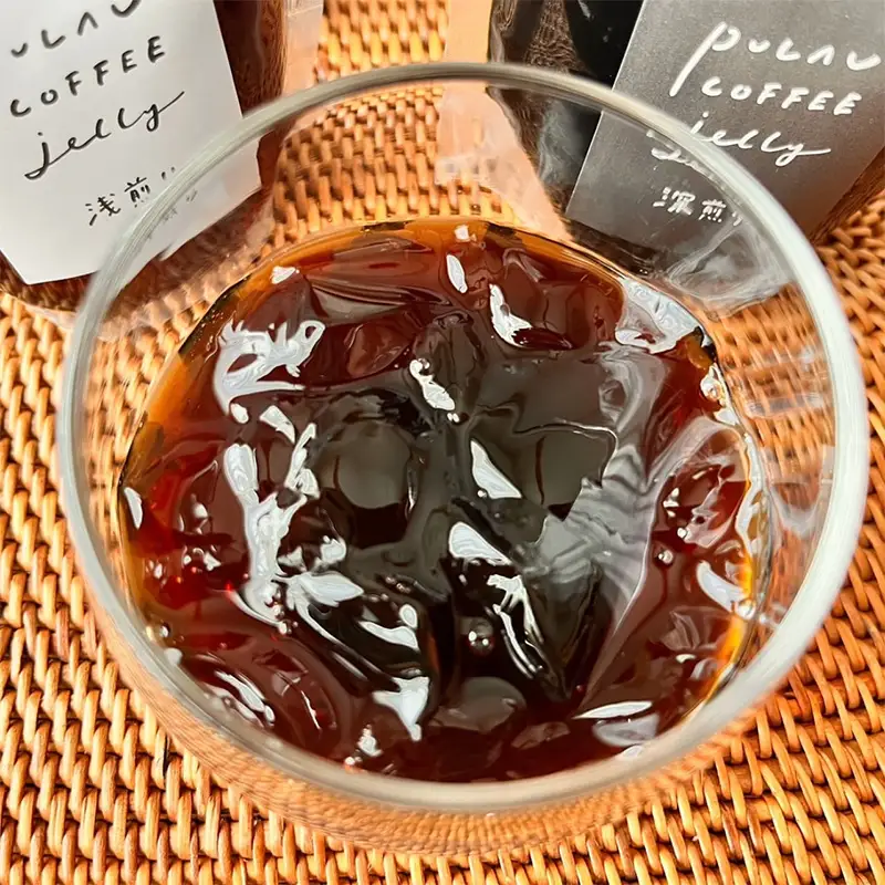 プラウコーヒーロースター珈琲ゼリー 4個入り (浅煎りx2 深煎りx2) コーヒー 珈琲 ゼリー ギフト おすすめ 須賀川 福島  F7X-0906