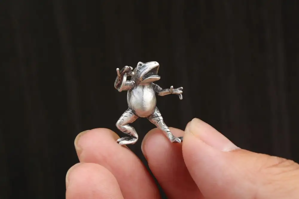 【縄文アクセサリーDo_goods】SILVER925製 鳥獣戯画 かえるのペンダント中　700-211 [5839-8596]