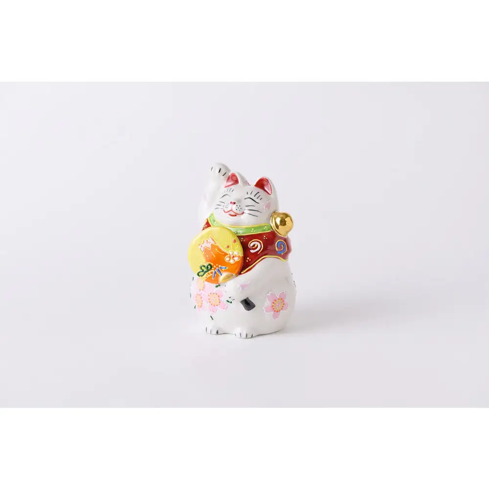 3.5号左団扇招き猫　桜盛