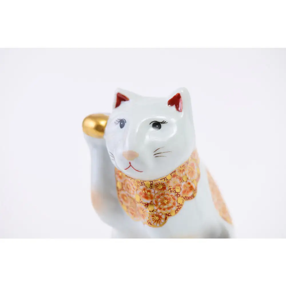 6号招き猫　金襴手
