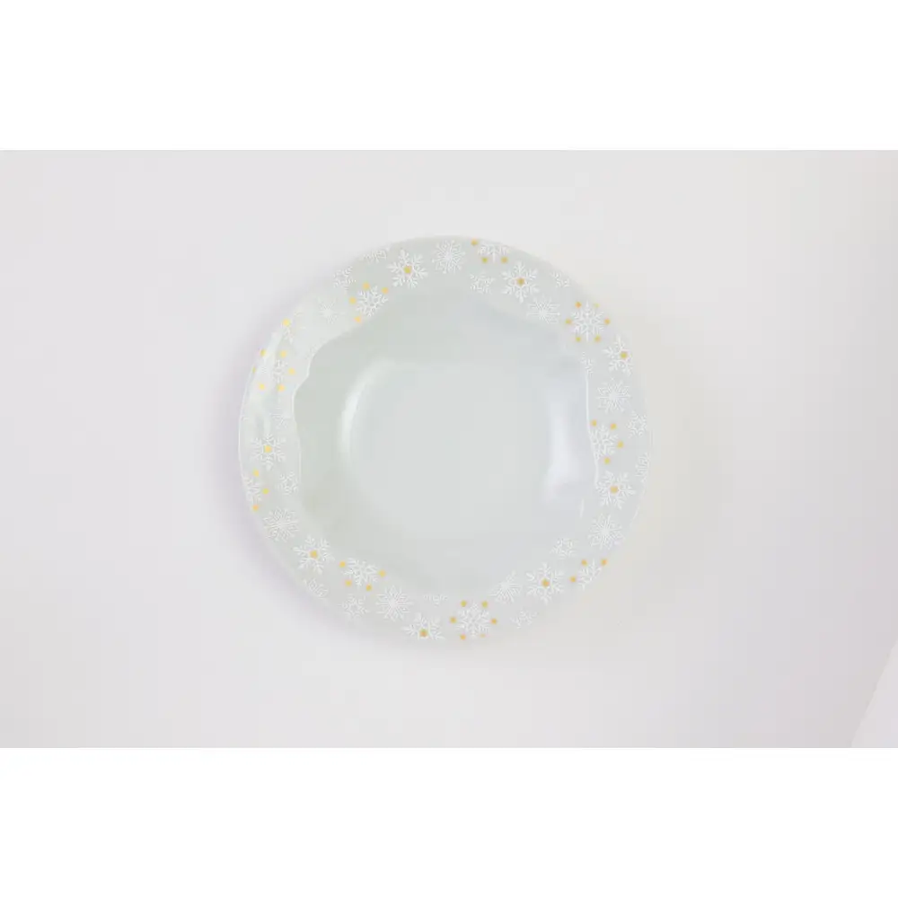 ハレクタニ　リムプレート ペア  雪結晶